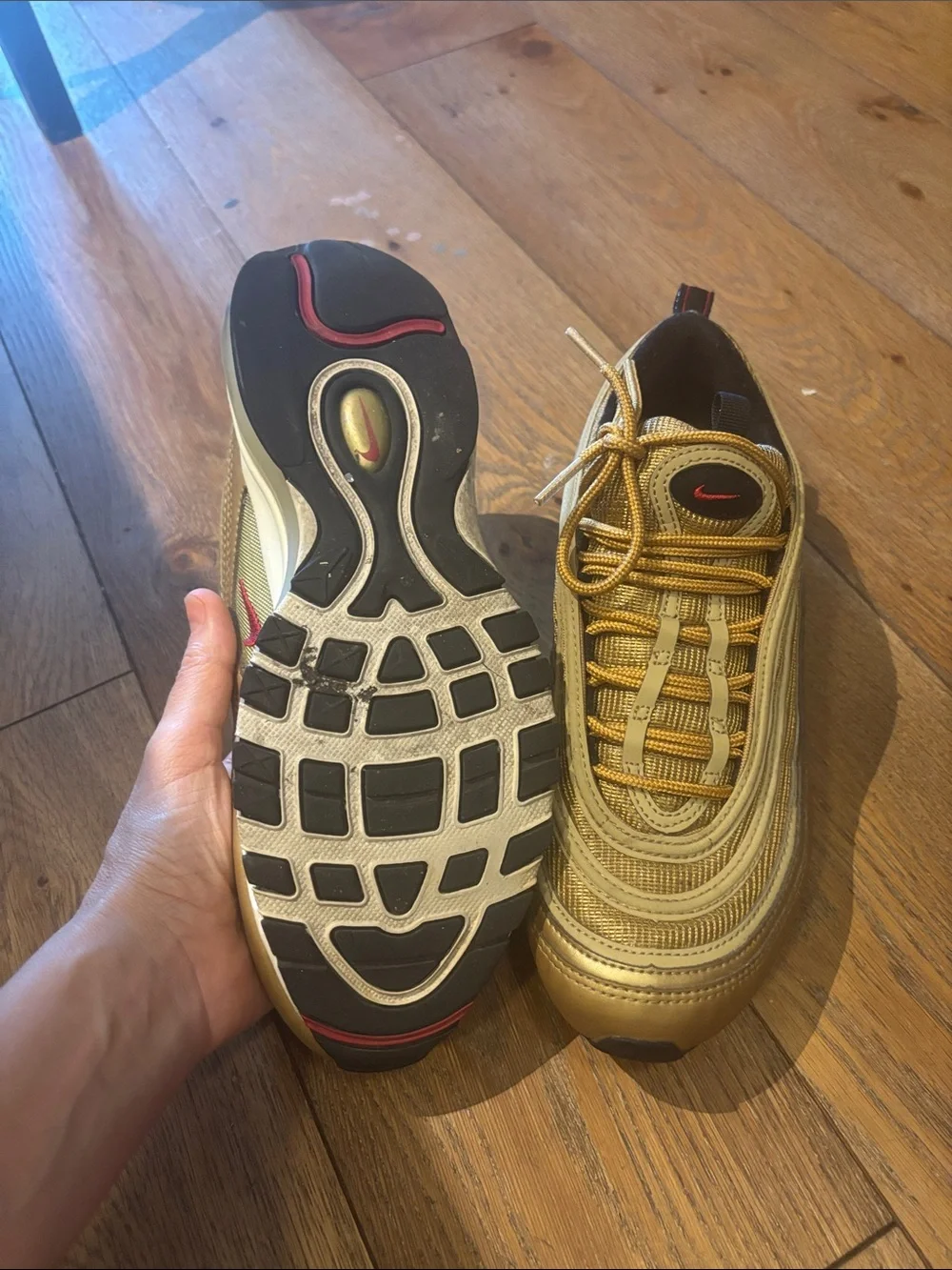Nike Air Max 97 Sneakers gold bullet 7